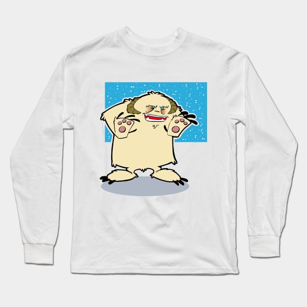 Snow Monster Long Sleeve T-Shirt by RichCameron